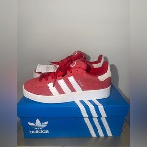 NEW Adidas Red and White Campus 00s kids 6.5/Women’s 8